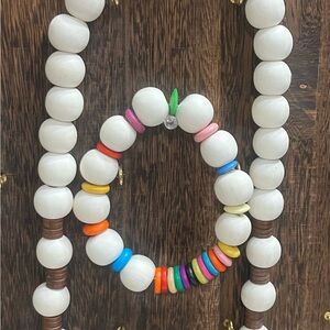 Colorful Beaded Men’s Necklace Set